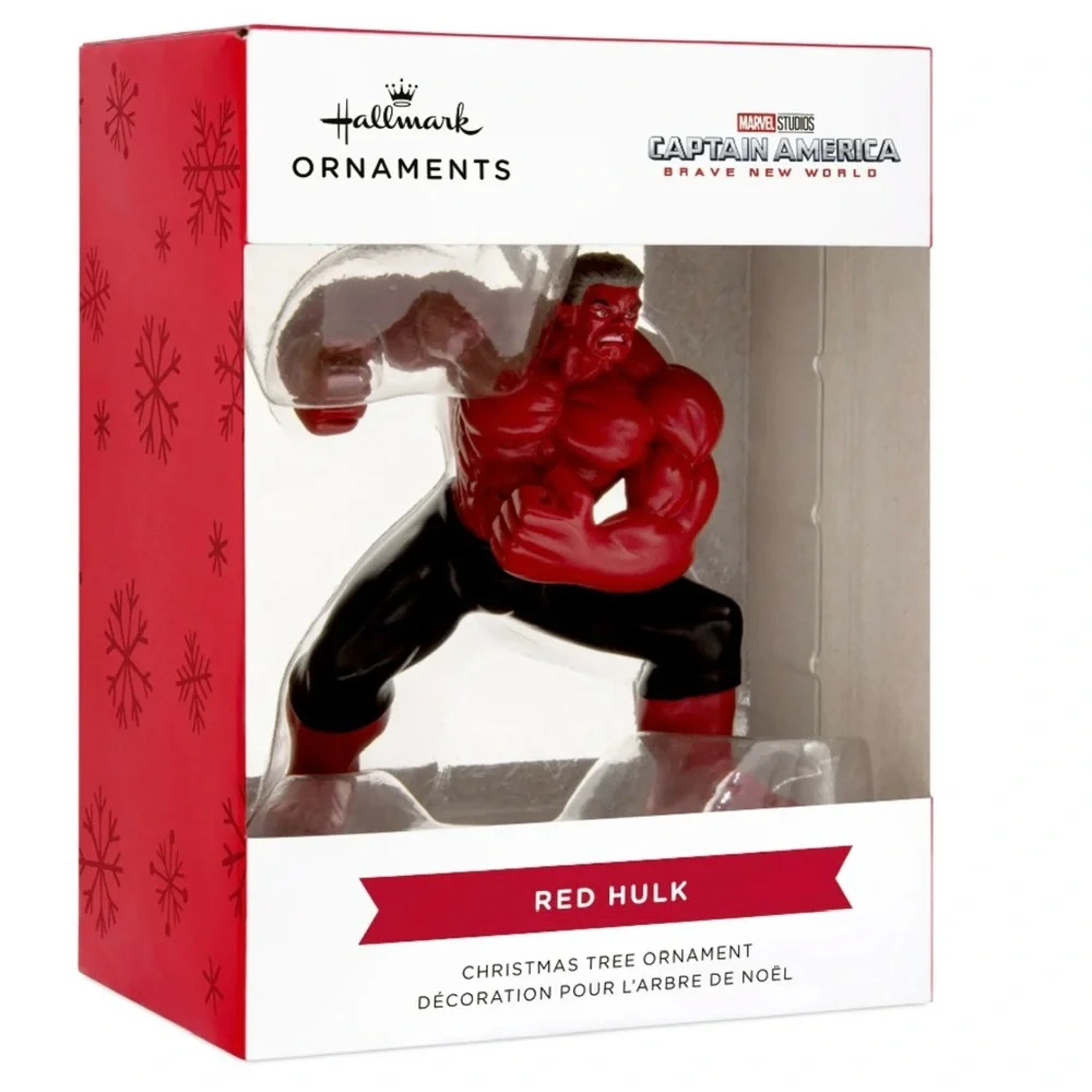 Hallmark Marvel Captain America Brave New World “Red Hulk” Christmas Ornament